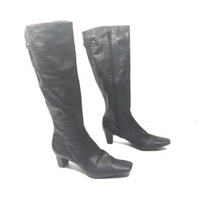 Cole Haan Brown Leather Tall Boots / 6.5